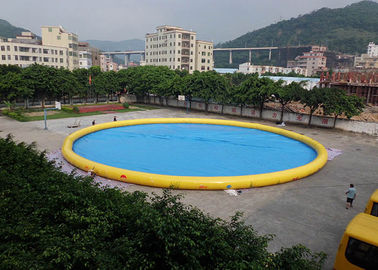Grande piscine gonflable adaptée aux besoins du client de jardin de famille pour le parc aquatique d'explosion