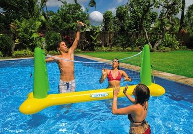 Jeux gonflables faits sur commande de sports/mini champ gonflable de volleyball pour le parc d'Aqua