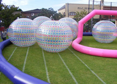 Jeux gonflables extérieurs commerciaux, boule gonflable géante de Zorb/boule humaine de hamster