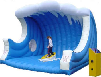 Jouets gonflables adaptés aux besoins du client de sports, tapis gonflable avec la planche de surf mécanique