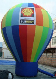 Ballons gonflables de la terre imperméable énorme d'arc-en-ciel pour la publicité