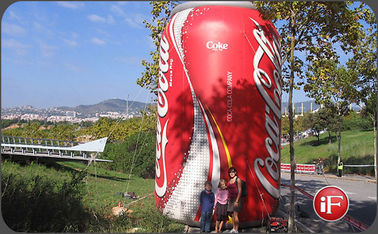 Bouteille gonflable gonflable durable de coca-cola des produits de la publicité/PVC