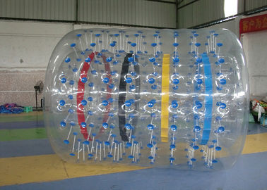Jouets gonflables adaptés aux besoins du client de l'eau pour les lacs, boule de roulement gonflable de l'eau pour des adultes