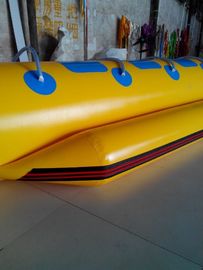 Jouets gonflables à voie unique de l'eau, bateau de banane de bâche de PVC remorquable pour la personne 6