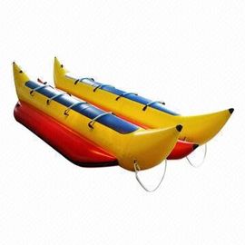 Jouets gonflables de flottement de l'eau, bateau gonflable de l'eau de PVC avec 12 sièges