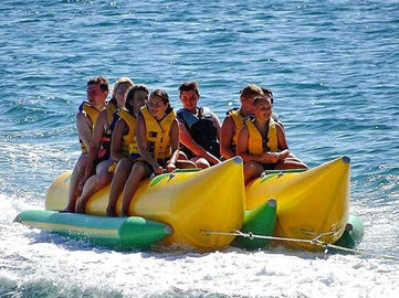 Bateau gonflable de bateau de banane de sports aquatiques/banane de double pour les jeux gonflables de l'eau