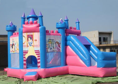 Grande location combinée gonflable extérieure de princesse Jumping Castle With Slide