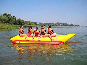 Excitant l'eau gonflable de 5 sièges joue/le tube EN71 bateau de banane approuvé
