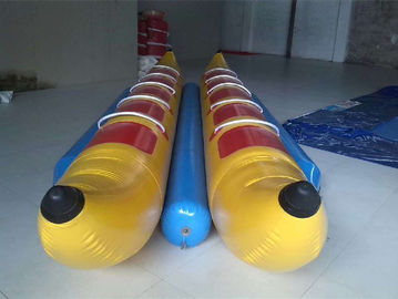 Bateau gonflable de jouet de 10 sièges, bateau de banane gonflable de point de Double-tripple