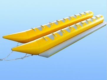 Bateau gonflable de banane de cavalier de l'eau de bâche de PVC de Platon de loyer avec le double tube
