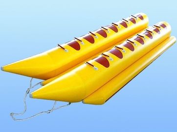 Bateau de banane gonflable durable adapté aux besoins du client de poissons de mouche/bateau gonflable de jouet