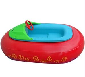 Jouets gonflables de piscine de jeu de sport aquatique pour le bateau de palette rouge de main d'enfants en bas âge