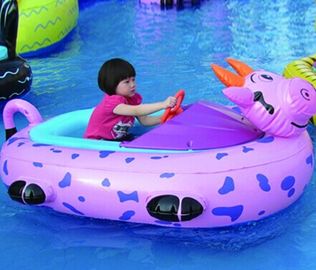 Bateau gonflable de jouet de parc aquatique, bateau de butoir gonflable animal pour des enfants