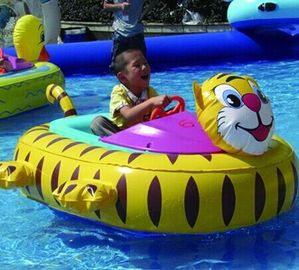 Bateaux gonflables de jouet pour des enfants, bateau de butoir motorisé gonflable de tigre