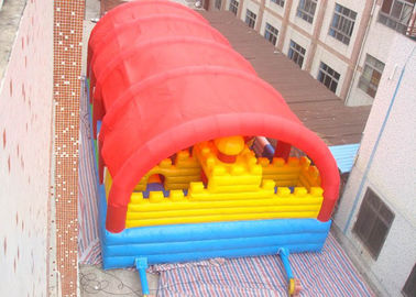 Louez le château plein d'entrain gonflable pour sauter/ville gonflable extérieure d'amusement