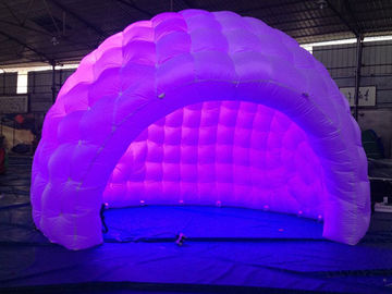 Adapté aux besoins du client allumant la tente gonflable de décoration, tente gonflable de partie