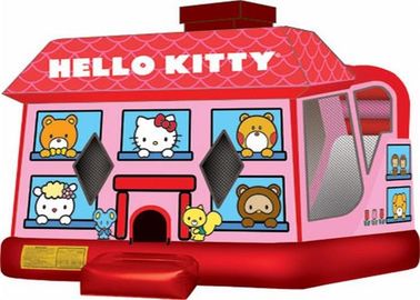 Videur gonflable rouge mignon, videur gonflable de Hello Kitty pour le jeu d'enfant