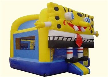 Chambre gonflable mignonne commerciale sûre de videur de Spongebob pour des enfants