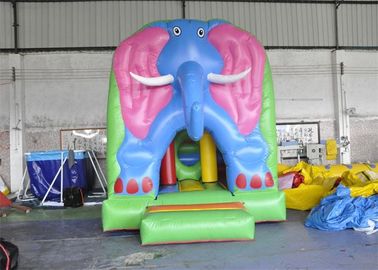 Chambre sautante de grand éléphant gonflable/Chambre animale de rebond pour l'enfant en bas âge