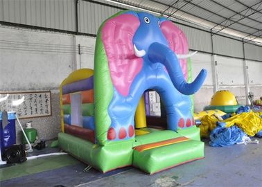 Chambre sautante de grand éléphant gonflable/Chambre animale de rebond pour l'enfant en bas âge