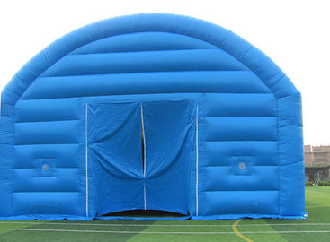 Tente gonflable de couleur bleue commerciale/tente gonflable d'entrepôt pour le stockage