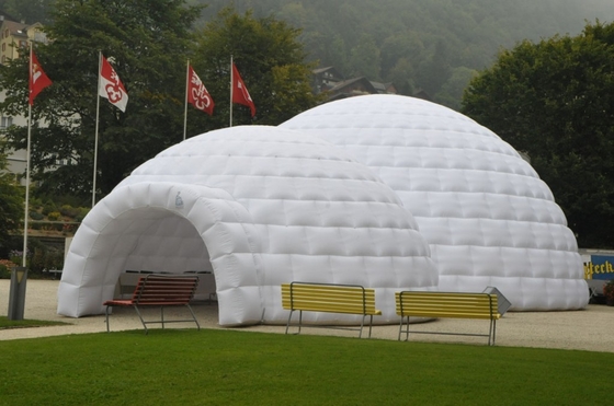 géant de structure soutenu par air gonflable de tente de dôme de PVC de 0.45mm