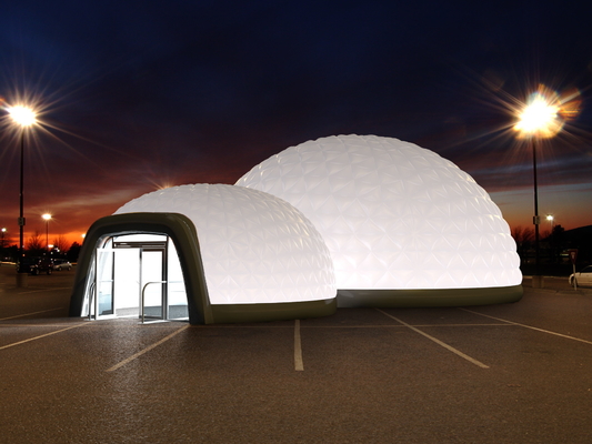 géant de structure soutenu par air gonflable de tente de dôme de PVC de 0.45mm