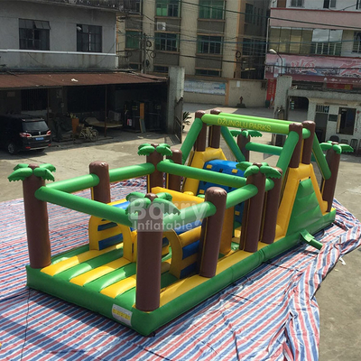 Parcours du combattant gonflable commercial extérieur pour des enfants