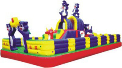 Château gonflable d'explosion de parc d'attractions de terrain de jeu d'enfant en bas âge d'ODM