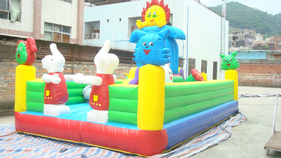 Château sautant gonflable de parcours du combattant de parc d'attractions d'enfants
