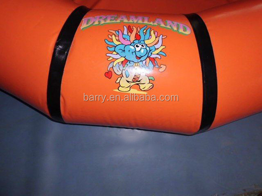 L'orange portative faite sur commande de piscine d'eau badine la piscine gonflable