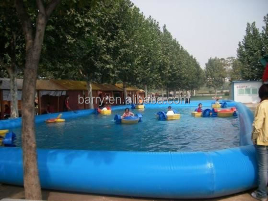 Grande piscine gonflable 10m*10m de rouleau de l'eau pour le parc d'attractions