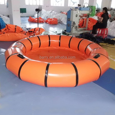 Piscine gonflable portative 5m*5m de piscine d'eau d'enfant orange