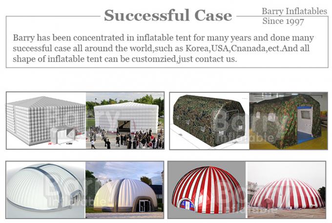 Tente de publicité imperméable de Car Show gonflable de tente de bâche de PVC grande pour la location 1