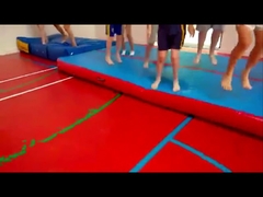 Piste de tumbling gonflable en PVC étanche pour gymnastique, 30 cm