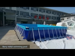 Grand parc aquatique piscine en PVC en extérieur piscine intérieure en acier
