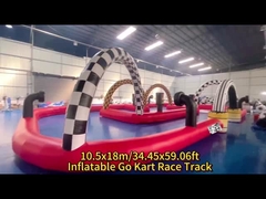 Piste de course gonflable Go Kart sur mesure