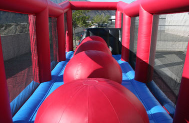 Promenade interactive gonflable de Brige de jeux de Baller de Wipeout de sphère grande pour le terrain de jeu