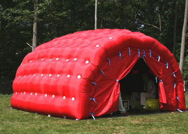 Tente extérieure rouge, tente gonflable de Garge de géant pour la voiture avec le matériel de PVC