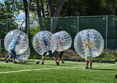 boule de butoir gonflable humaine de bulle de 1.5m TPU pour l'adulte avec l'impression et le ventilateur de logo