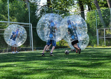boule de butoir gonflable humaine de bulle de 1.5m TPU pour l'adulte avec l'impression et le ventilateur de logo