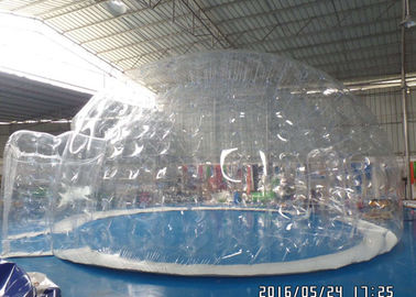 Tente de camping gonflable extérieure de tente claire transparente commerciale de bulle avec des salles