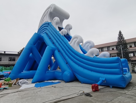 Glissières d'eau gonflables de géant de thème de bande dessinée pour le matériel extérieur adulte de bâche de PVC