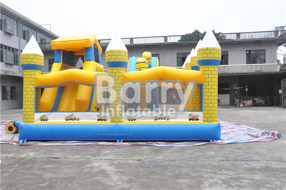 Château plein d'entrain gonflable de subordonnés extérieurs d'enfants avec la bâche de PVC de diapositive 0.55MM