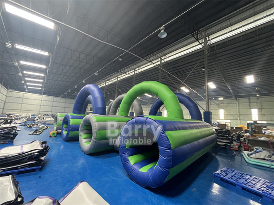 Événement commercial géant Bounce House 5k Blow Up Course d'obstacles Jeux sportifs pour enfants et adultes Challenge