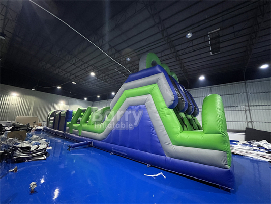 Jeux de sport pour adultes Logo personnalisé Cours d'obstacles gonflable Combos gonflable 5k avec PVC durable Disponible OEM / ODM