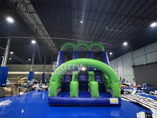 Jeux de sport pour adultes Logo personnalisé Cours d'obstacles gonflable Combos gonflable 5k avec PVC durable Disponible OEM / ODM