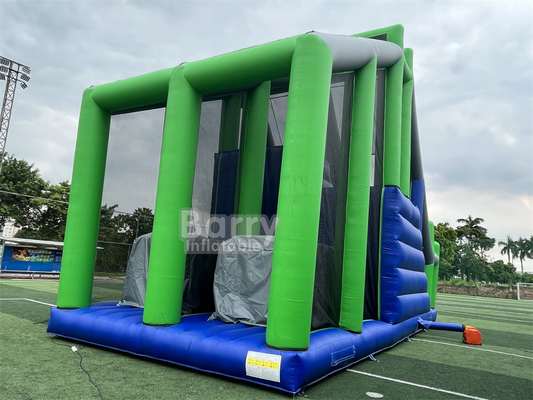 Jeu de sport, coussin de saut fou, tour de saut en chute libre, airbag gonflable avec plateforme pour obstacle gonflable 5K