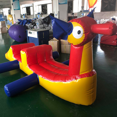 Piscine de jardin Enfants Petits jouets aquatiques Animaux flottants Parcours d'obstacles gonflables dans l'eau