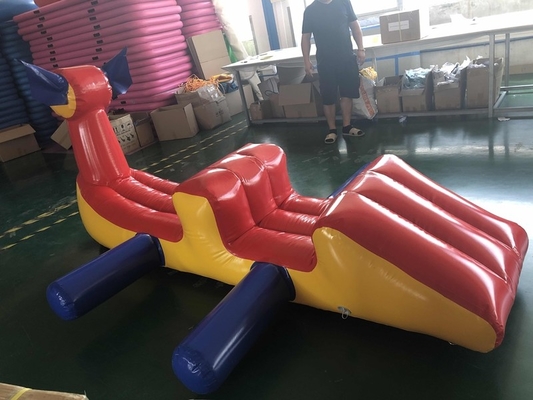 Piscine de jardin Enfants Petits jouets aquatiques Animaux flottants Parcours d'obstacles gonflables dans l'eau